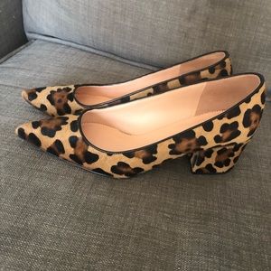 J Crew cheetah print pumps